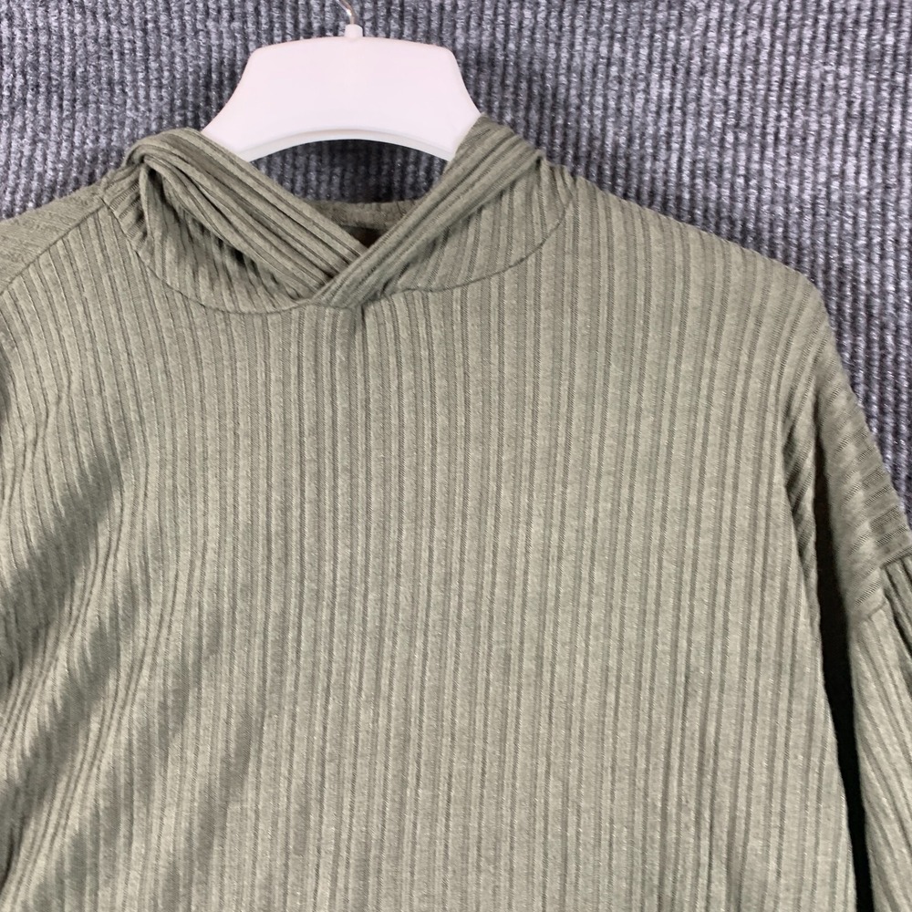 American Eagle Hoodie Womens Small Green Stretch Lightweight Comfort Sweatshirt - Picture 5 of 11